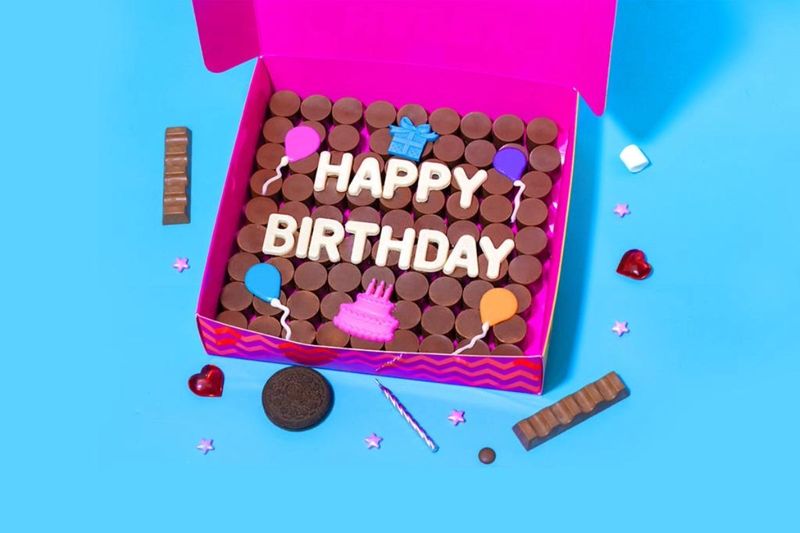 Happy Birthday Brownie Bon Bon Bites