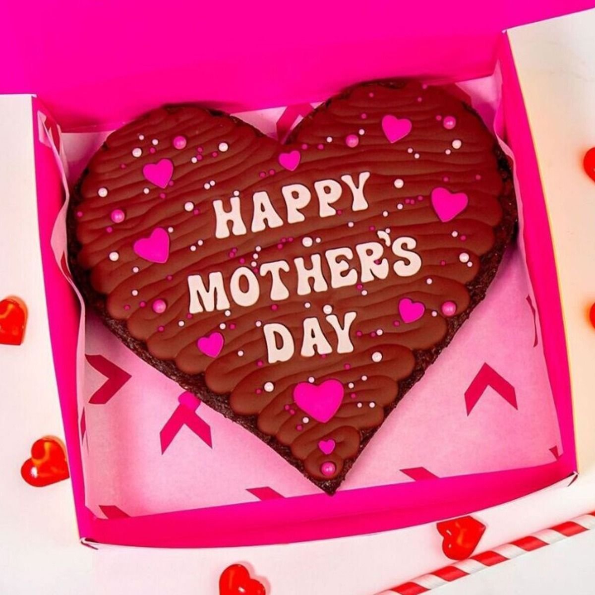 Mother’s Day Brownie Slab