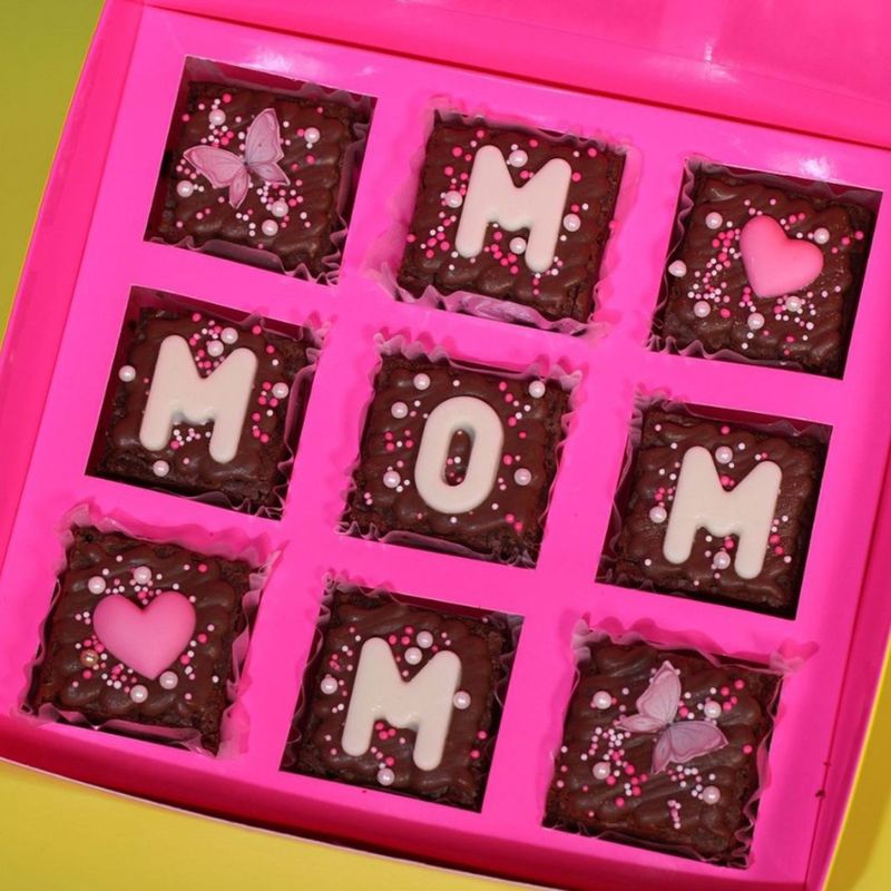 Mothers Day Mini Brownies