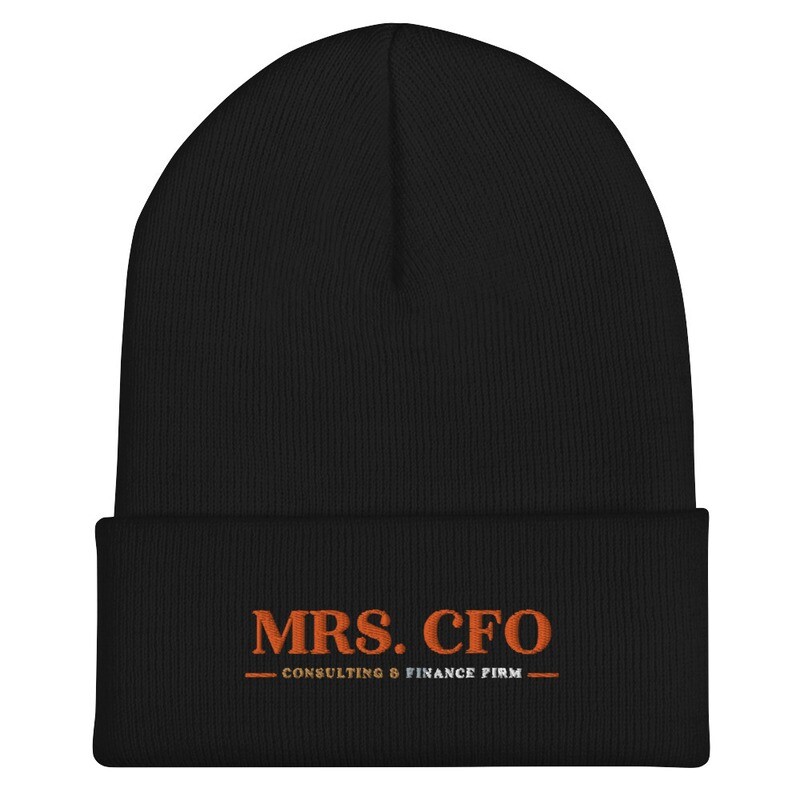 Mrs. CFO Cuffed Beanie