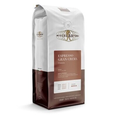 Miscela d'Oro Gran Crema Espresso Beans 6 x 1kg