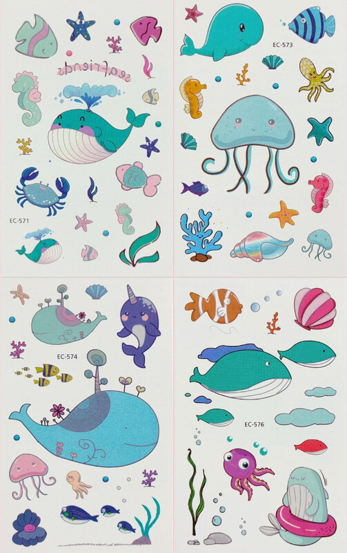 Tattoos - Sea Creatures
