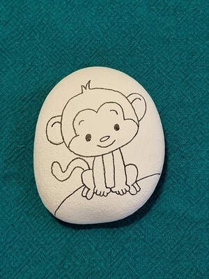3 Custom Hand Drawn Rocks