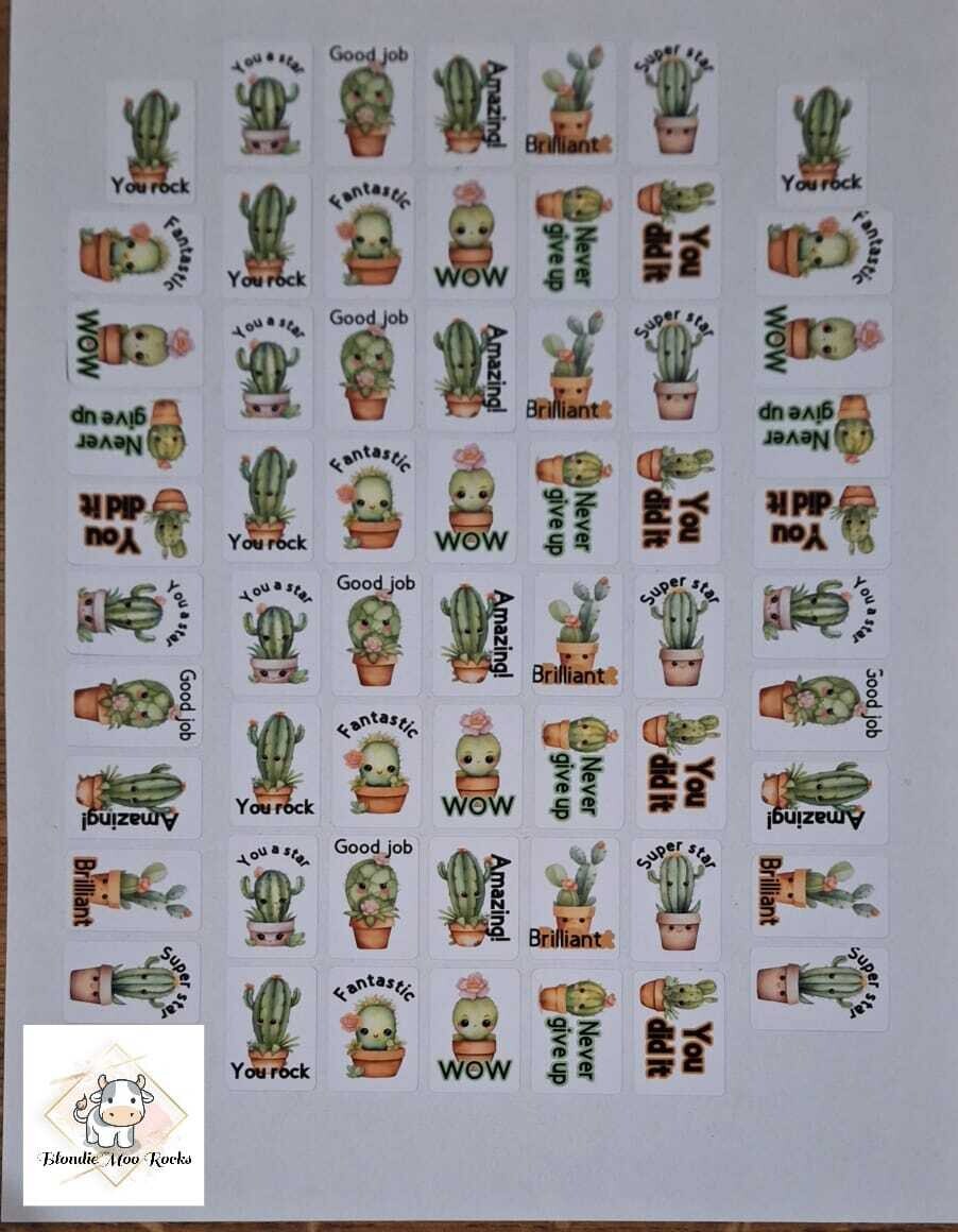Teacher Stickers - A4 sheets