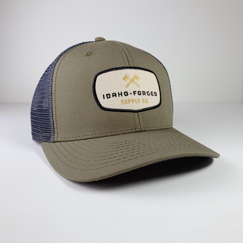 Idaho-Forged Supply Co Summer Chore Hat | Olive/Charcoal