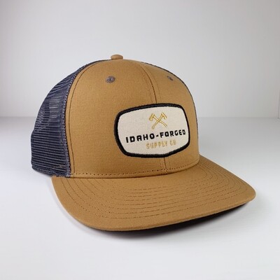 Idaho-Forged Supply Co Summer Chore Hat | Russet/Charcoal