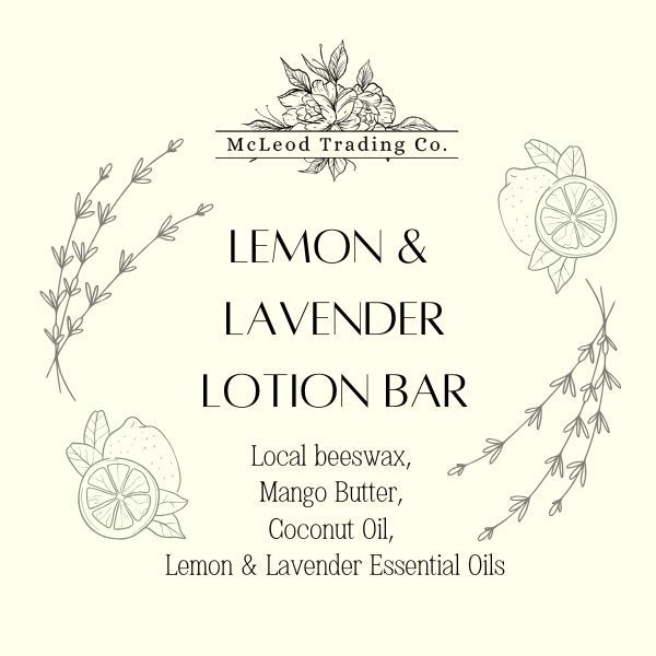 Lemon &amp; Lavender Lotion Bars