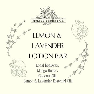 Lemon & Lavender Lotion Bars