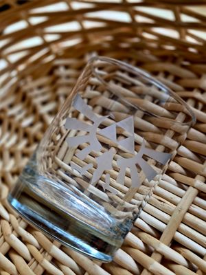 Triforce Crest Whiskey Glass