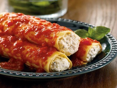 Zarky's Famous Prepared Foods - MANICOTTI WITH CHEESE