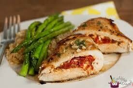 Sun-Dried Tomato and Brie Cheese Stuffed Chicken Breasts