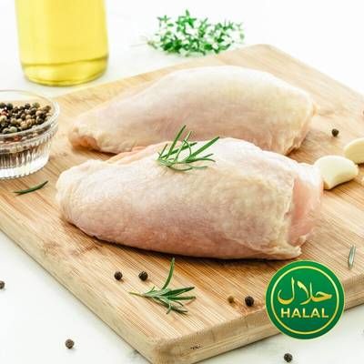 HALAL - Bone-In Chicken Breasts