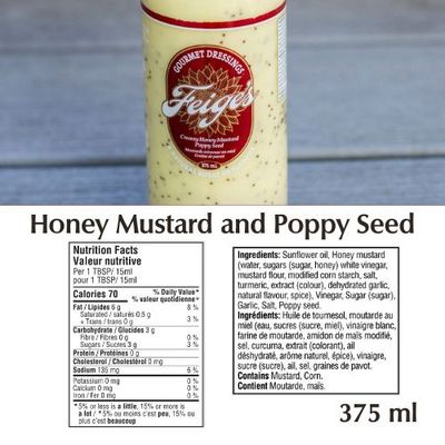 Honey Mustard and Poppy Seed
