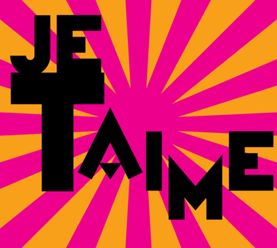 &#39;Je t&#39;aime&#39; Paris postcard