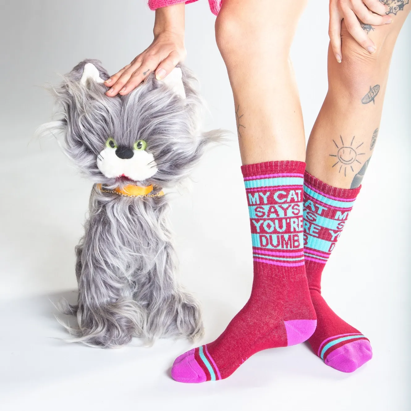 GP My Cat Says You&#39;re Dumb Socks