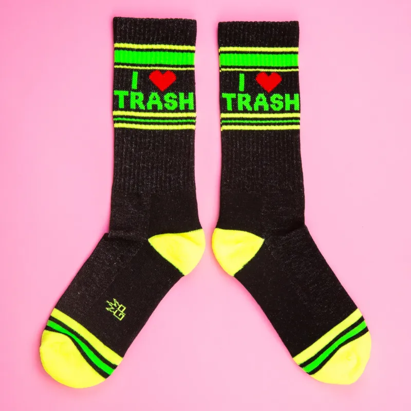 I Love Trash Socks