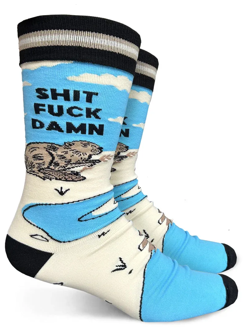 Shit Fuck Damn Mens Socks