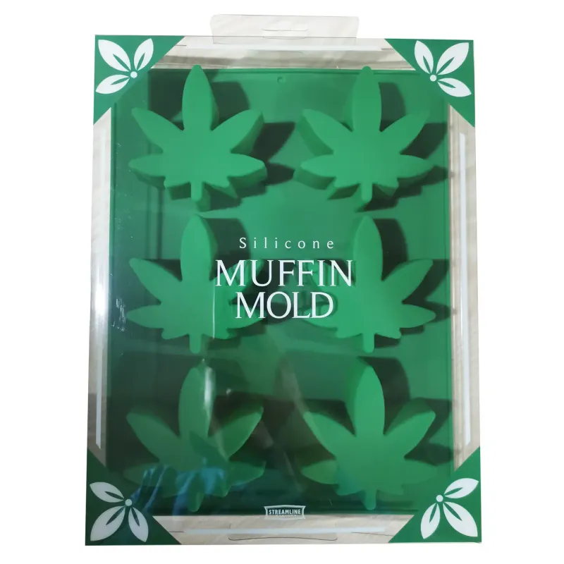 Marijuana Silicone Muffin Mold