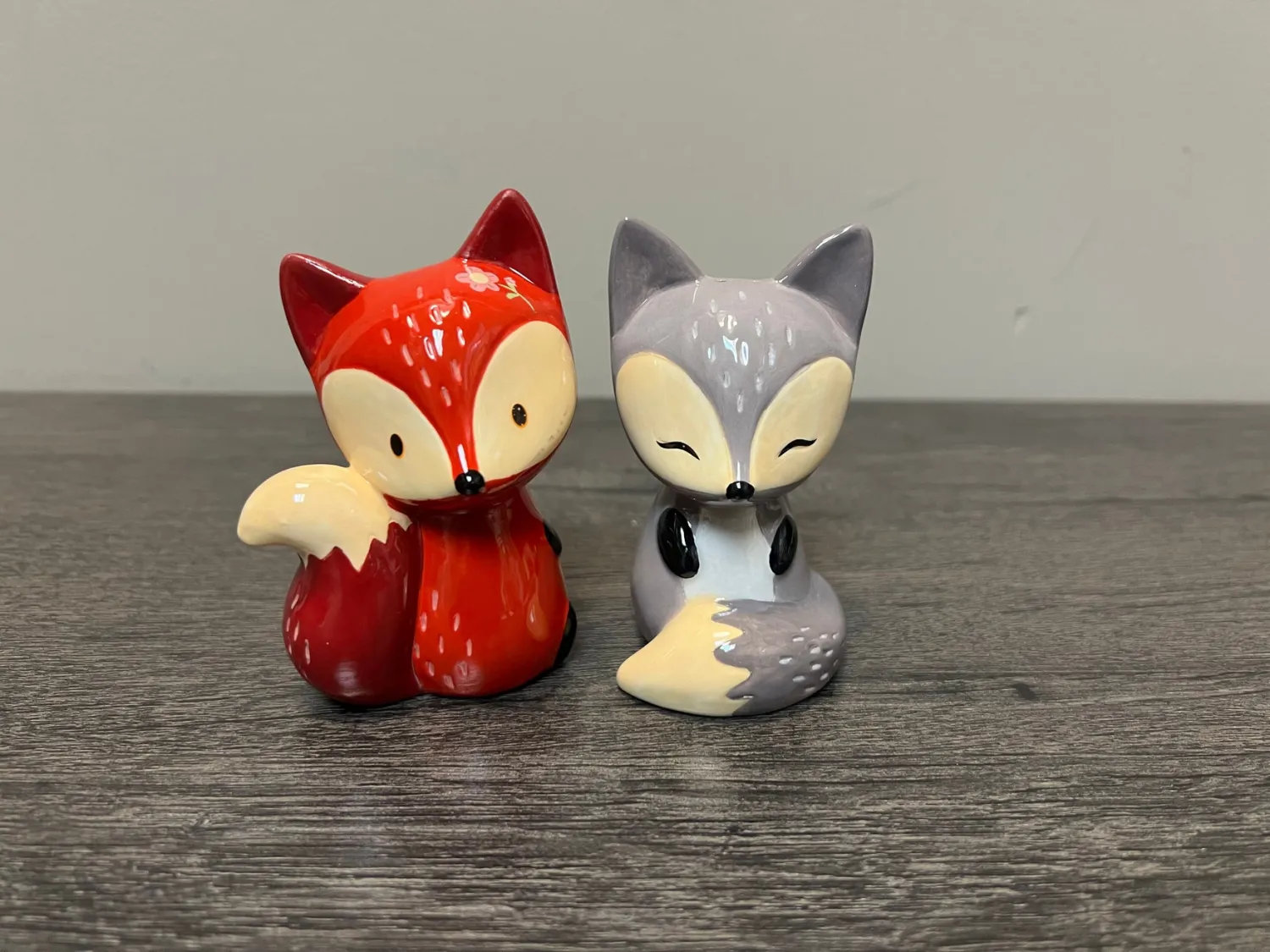 Sweetie Fox Salt &amp; Pepper Shakers