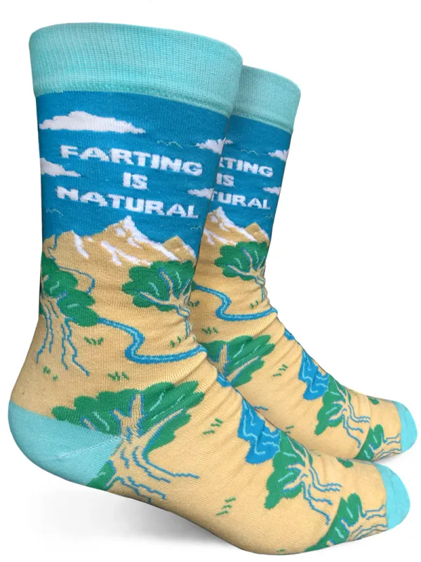 Farting Is Natural Socks