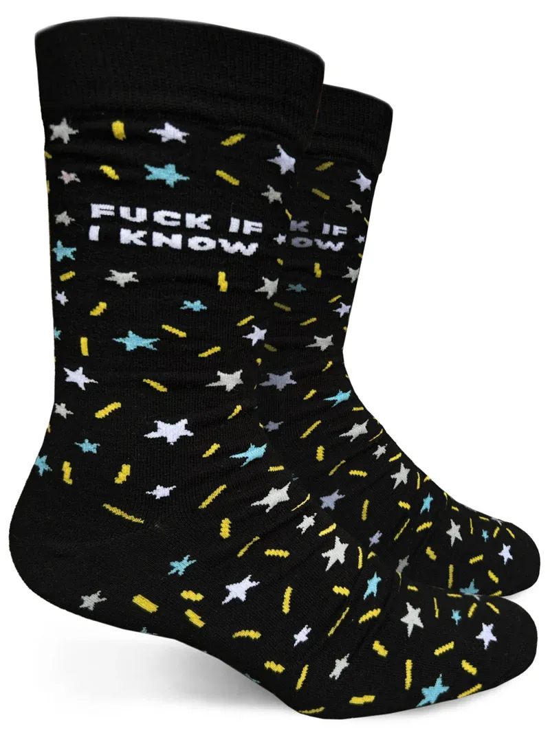 Fuck If I Know Socks