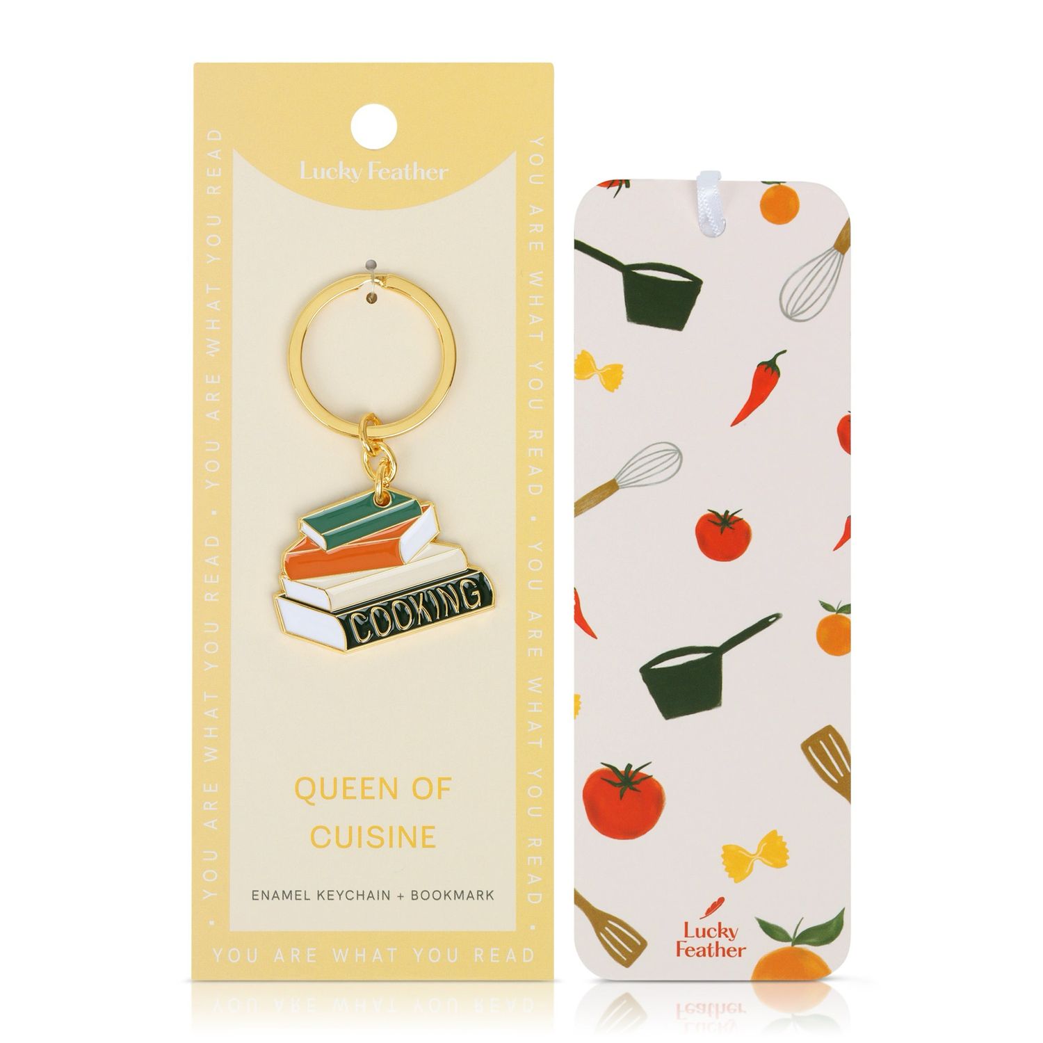 Cooking Bookmark Keychain