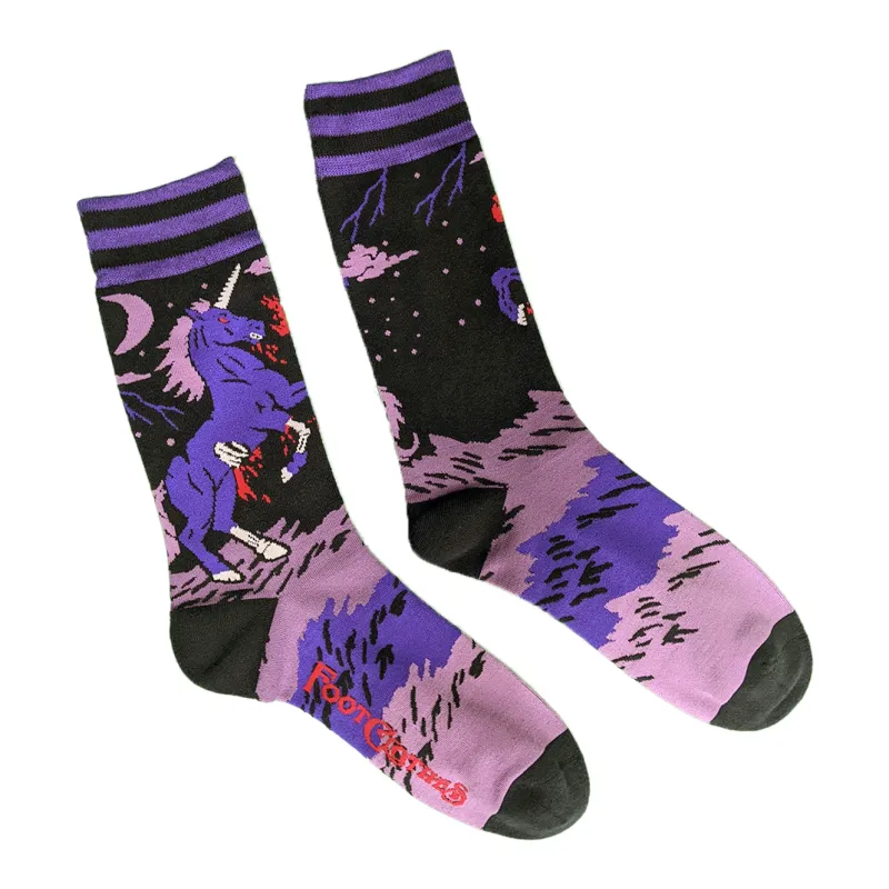 Evil Unicorn Socks