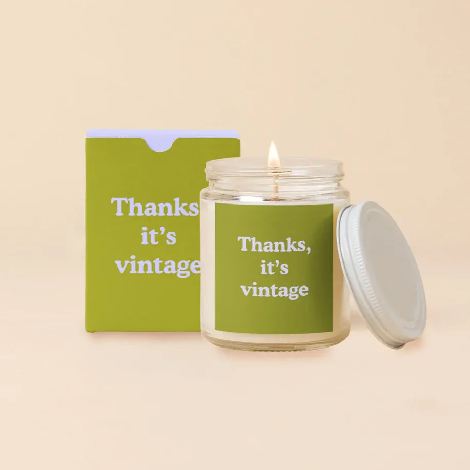 Thanks Its Vintage Candle