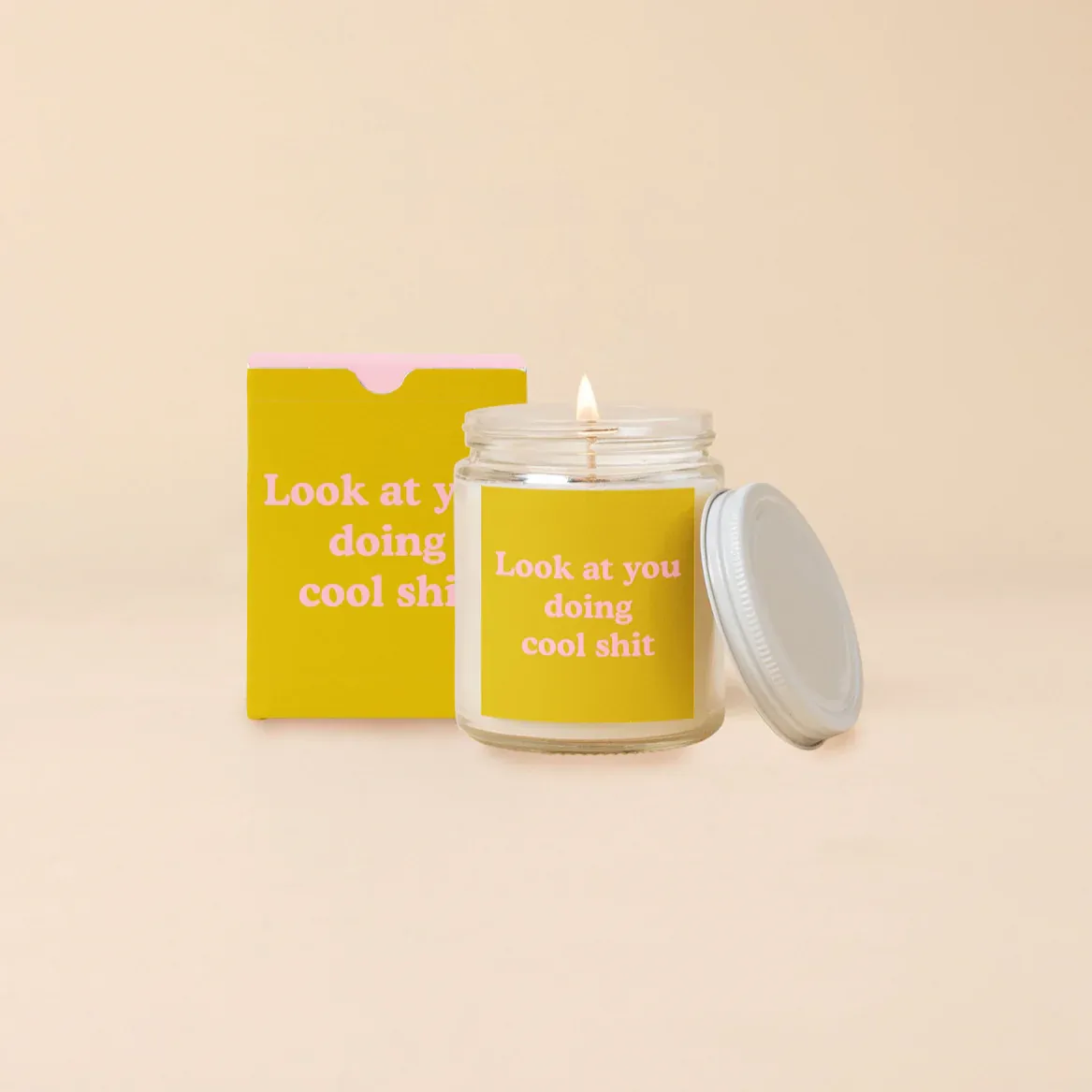 Look At You Doing Cool Shit Candle