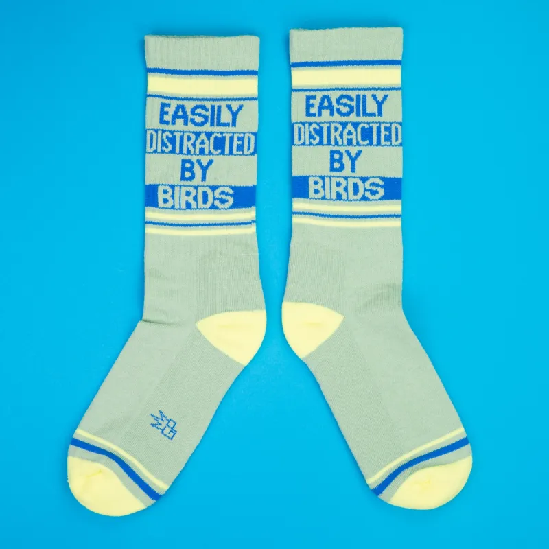 Easily Distracted By Birds Socks