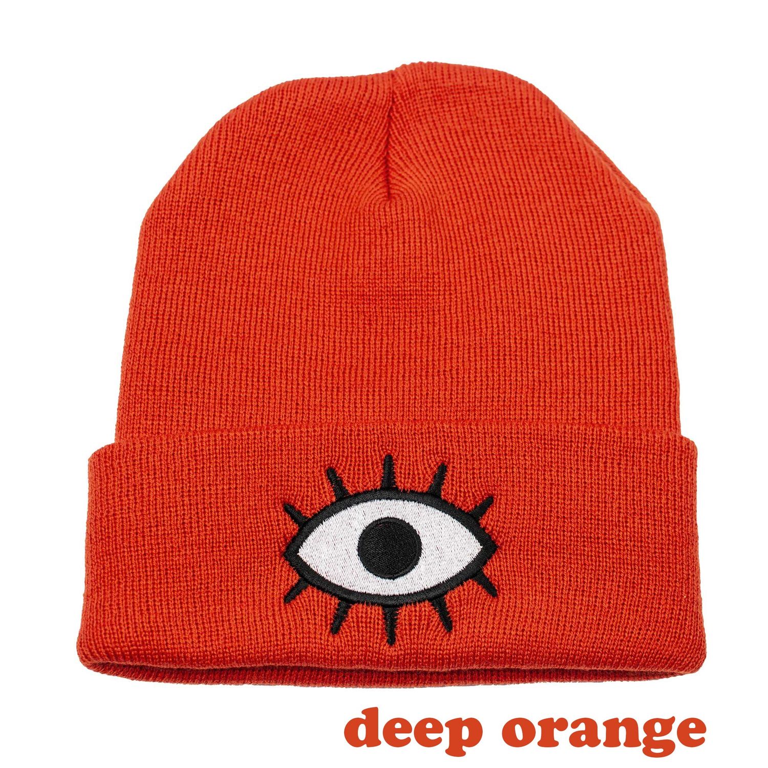 Wokeface Third Eye Beanie - Deep Orange
