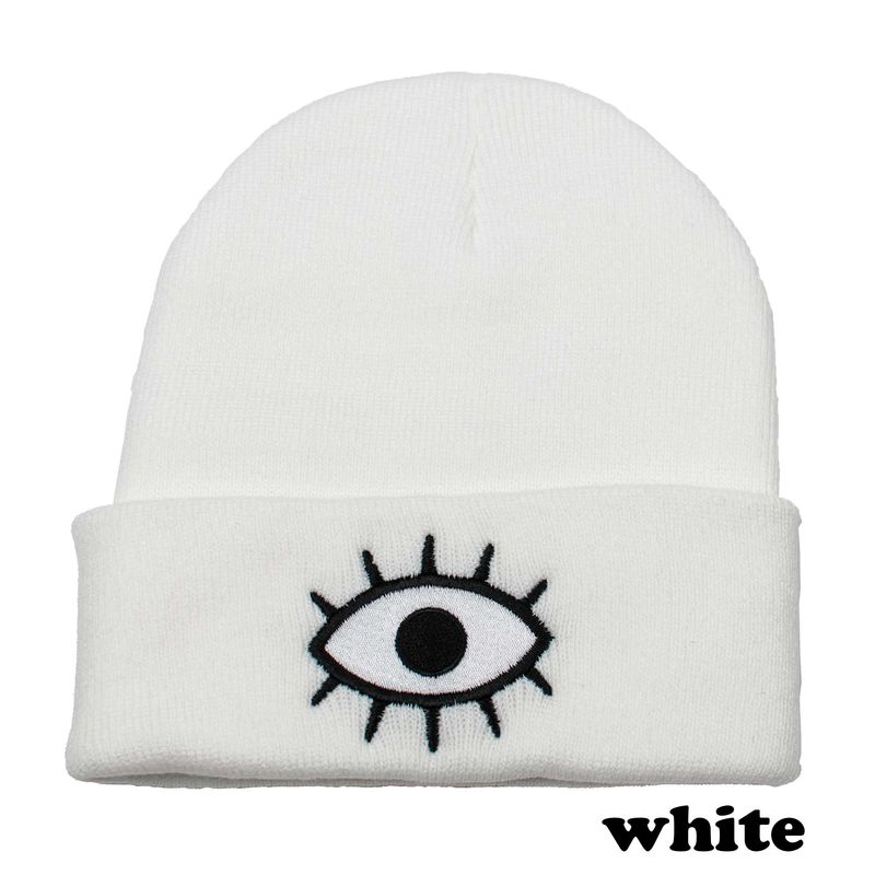 Wokeface Third Eye Beanie - White