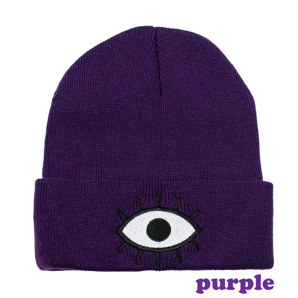 Wokeface Third Eye Beanie - Purple