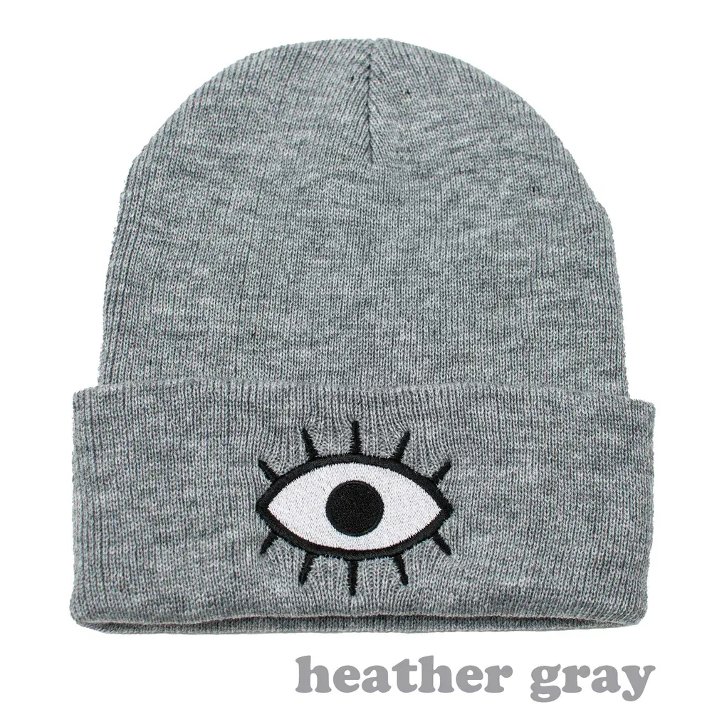Wokeface Third Eye Beanie - Heather Gray