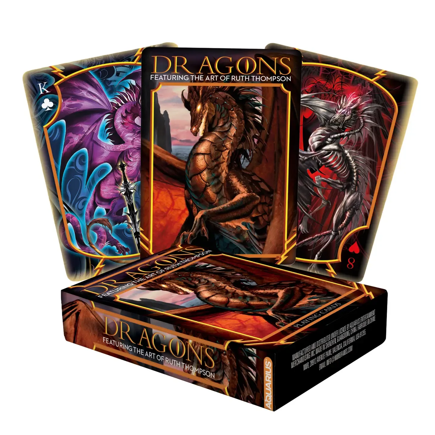 Dragons Playing Cards