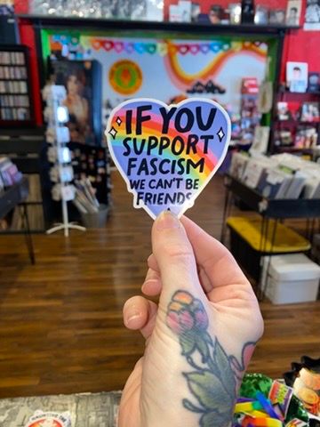 If You Support Fascism Sticker