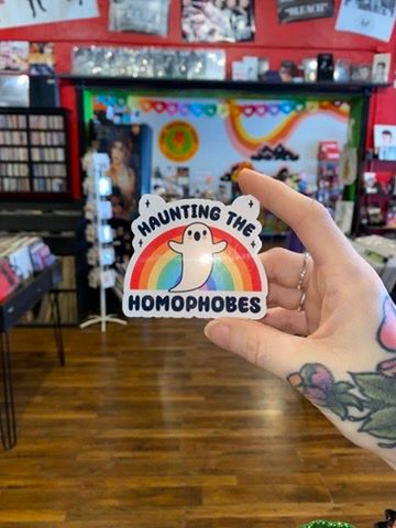 Haunting The Homophobes Sticker