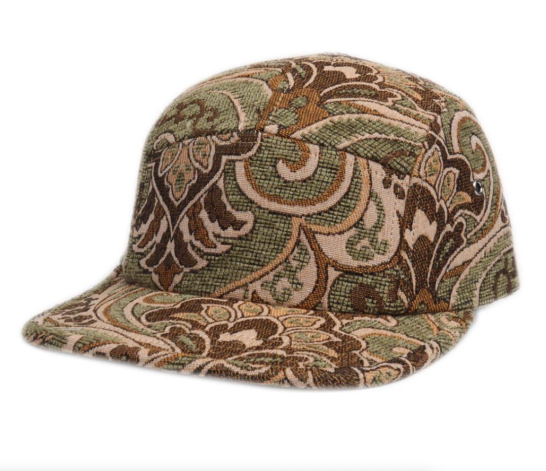 Green Chenille Camper Hat