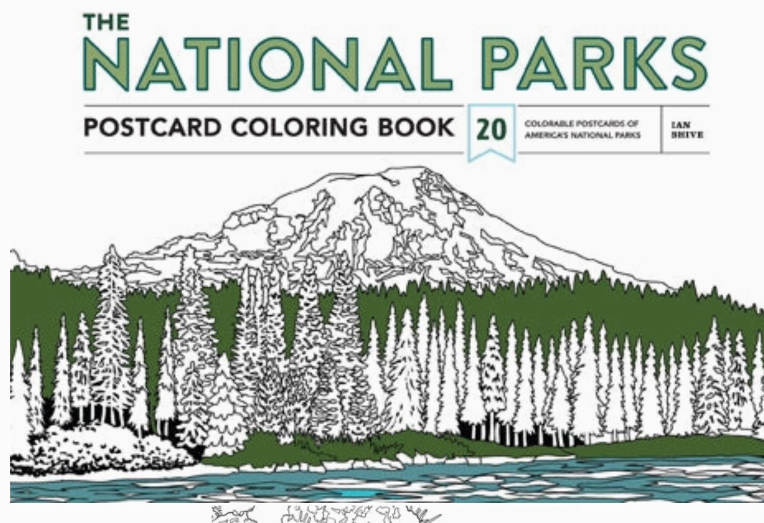 The National Parks Postcard Coloring Book