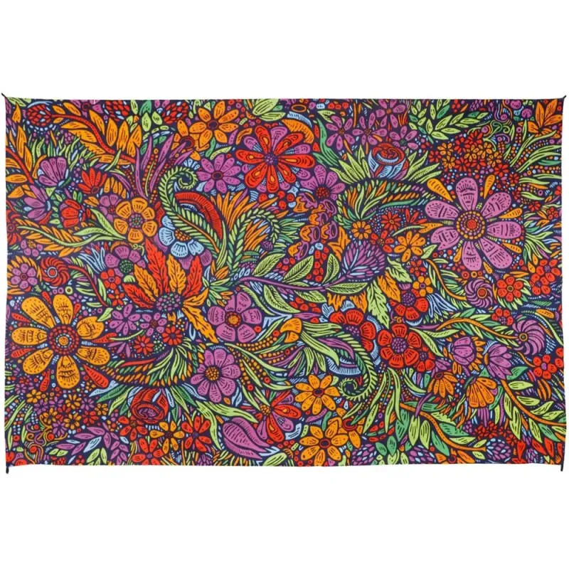 3D Lush Flower Tapestry