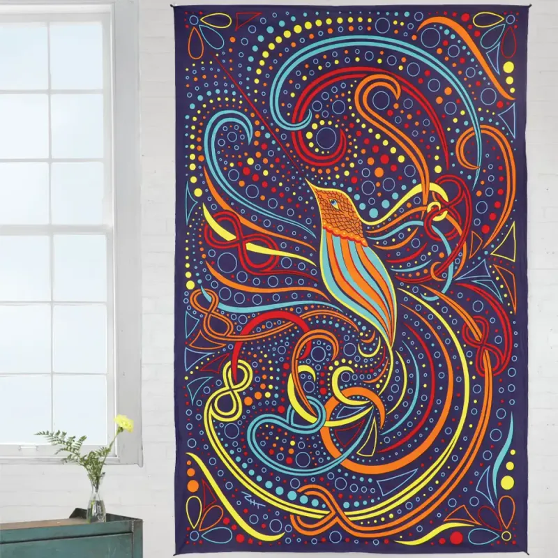 3D Hummingbird Tapestry