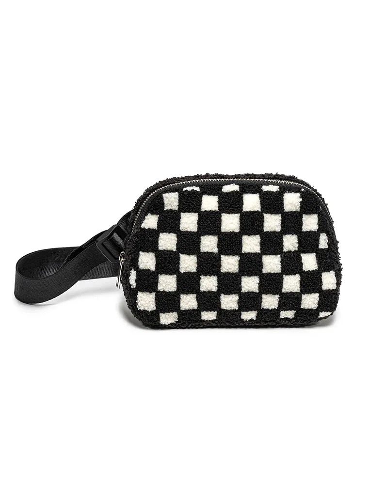 LR Checkered Belt Bag