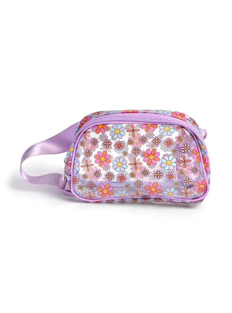 LR Clear Flower Belt Bag