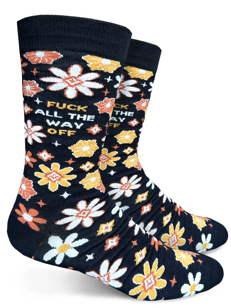 Fuck All The Way Off Mens Socks