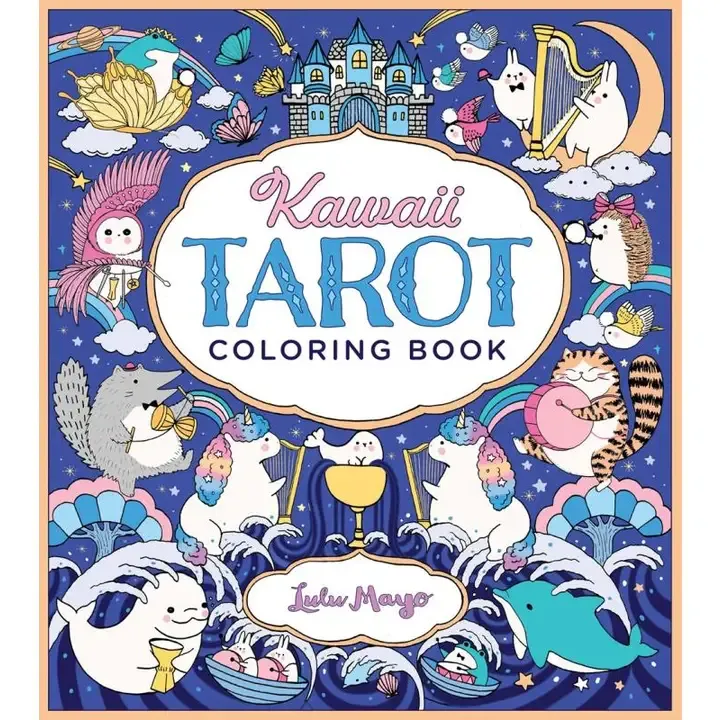 Kawaii Tarot Coloring Book