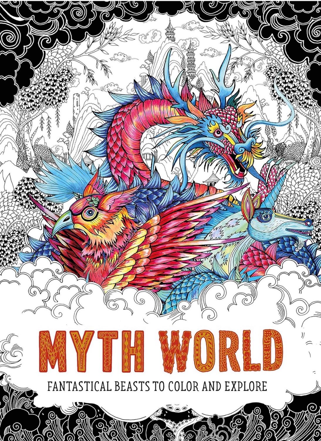 Myth World Coloring Book