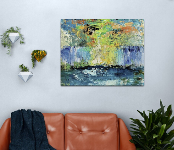 Beautiful canvas print abstract  60 x 80cm