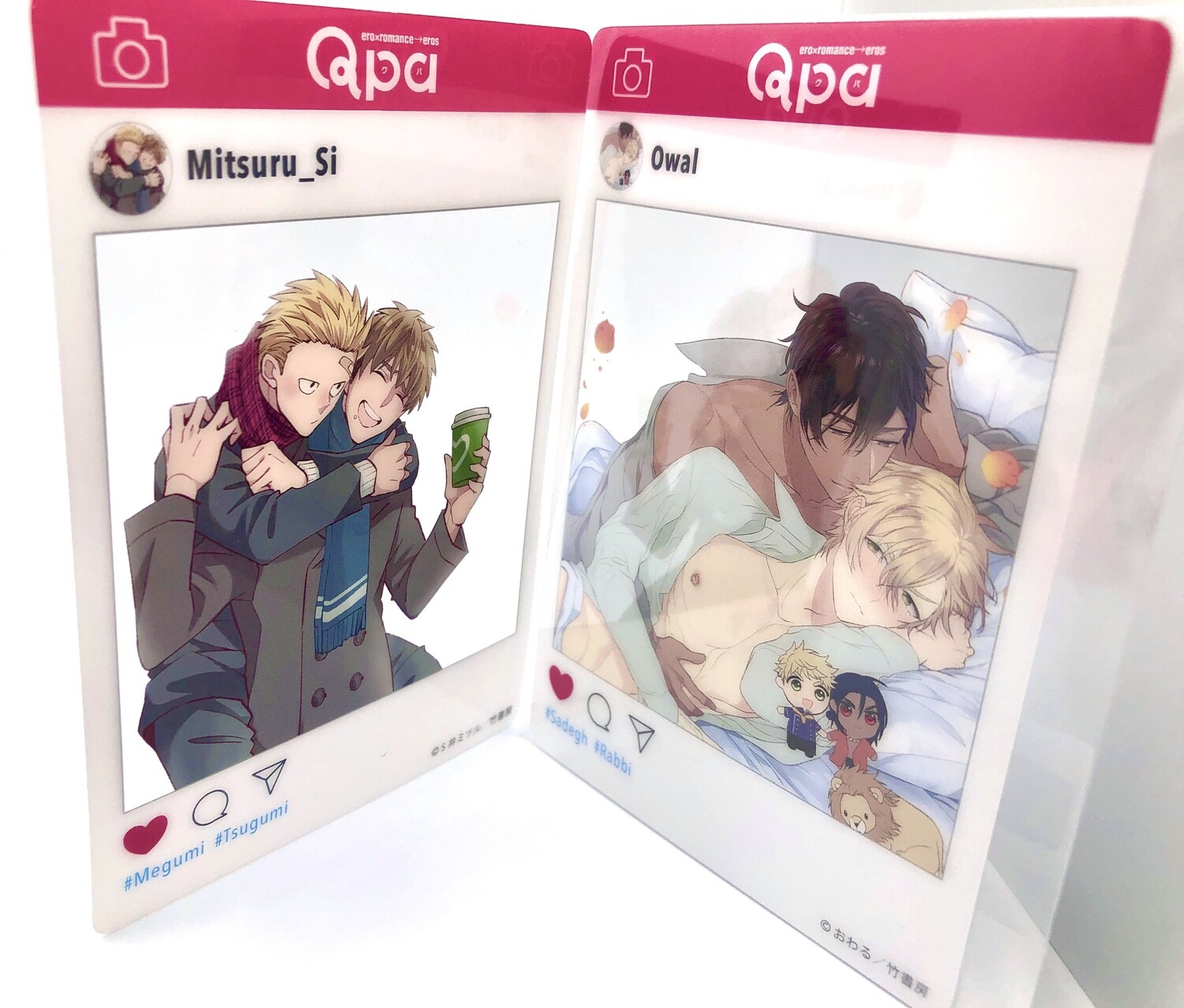 BL | Yaoi : Qpa 10th Anniversary SNS style clear cards set