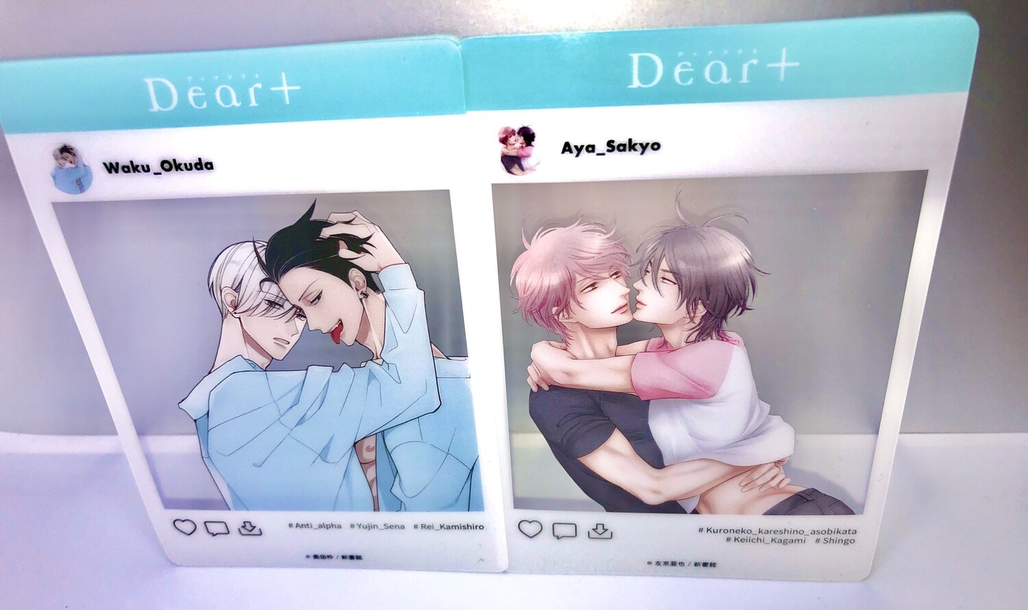 BL | Yaoi : Dear+ SNS Style Clear cards
