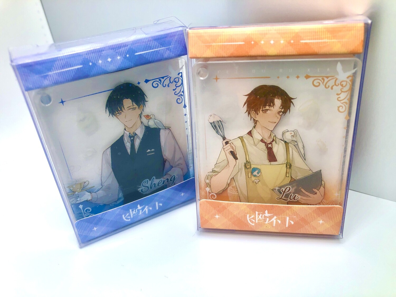 BL | Yaoi : Flying Gulls Never Land Acrylic Block Keychains